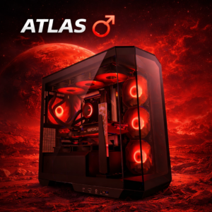 ATLAS – PC Gaming RGB | Ryzen 5 9600X • RX 9060 XT • 16GB DDR5 • NVMe 1TB