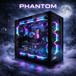 GHOST PHANTOM – Ryzen 7 7800X3D | RTX 5070 Ti | 32GB DDR5 | Liquid Cooling 360mm | Lian Li O11 EVO