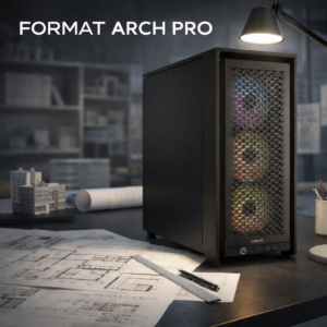 FORMAT ARCH PRO – Workstation Professionale Ryzen 9 / 64GB / RTX 5070