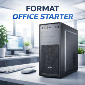FORMAT OFFICE STARTER – Ryzen 5 3400G | 8GB DDR4 | SSD 512GB |